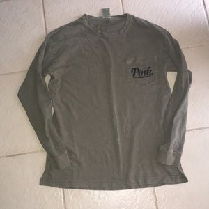 PINK army green long sleeve